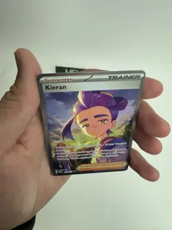 Pokemon TCG Prismatic Evolutions Kieran 174/131 Special Illustration Rare Card - Image 4