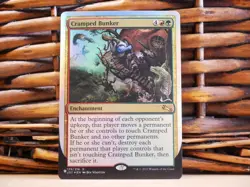 MTG Cramped Bunker 129/216 | Foil | NM Near Mint | Unstable The List | 2017 - Image 1