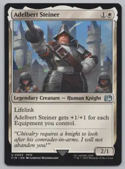 MTG Playset (4) - Final Fantasy - Adelbert Steiner #3 -j479 - Image 2