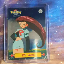 Pokemon Topps Series 1 TV9 Jesse Holo Foil Rare Collectible Card - Image 1