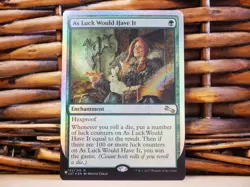 MTG As Luck Would Have It 102/216 | Foil |NM Near Mint| Unstable The List | 2017 - Image 1