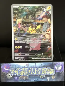 Pokemon Card Pikachu 173/165 S&V 151 Illustration Rare Near Mint - Image 1
