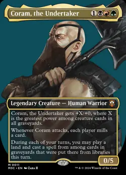 MTG Coram, the Undertaker (Borderless) [Modern Horizons 3 Commander] Near Mint - Image 1