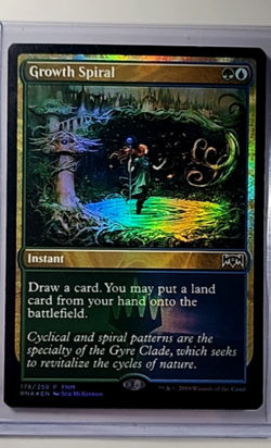 MTG Magic The Gathering FNM Friday Night Magic Promos Foil #178 Growth Spiral - Image 1