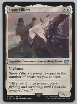 MTG Playset (4) - Final Fantasy - Snow Villiers #33 -j477 - Image 2