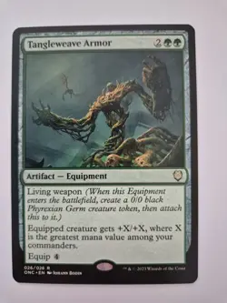 MTG Tangleweave Armor [Phyrexia: All Will Be One Commander] Near Mint - Image 1