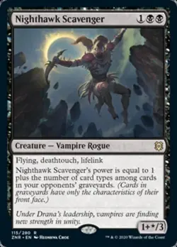 Nighthawk Scavenger - Near Mint MTG Zendikar Rising - Image 1