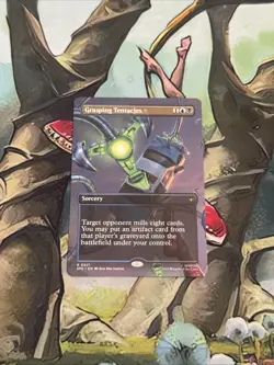 MTG: Grasping Tentacles (0021) Spider-Man SPE Borderless NM Pr0xy - Image 1