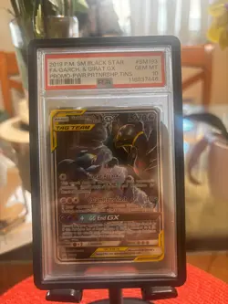 Pokemon Garchomp & Giratina GX TAG TEAM SM193 Sm Holo PSA 10 - Image 1
