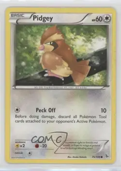 Pidgey Pokemon XY Flashfire #75 - Image 1