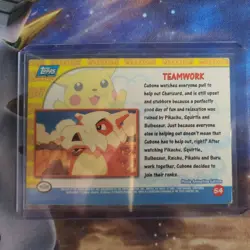 Pokemon Teamwork 54 Pikachu’s Vacation Topps Vintage - Image 2
