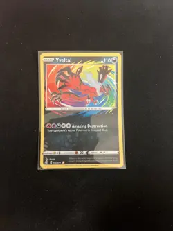 2021 Pokemon TCG Yveltal 046/072 Shining Fates Holo NM - Image 1