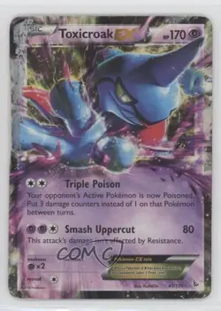 Toxicroak EX Pokemon XY Flashfire #41 - Image 1
