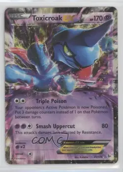 Toxicroak EX Pokemon XY Flashfire #41 - Image 1