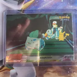 Pokemon Topps Mewtwo Strikes Back #31 REUNITED! Holo-Foil - Image 1