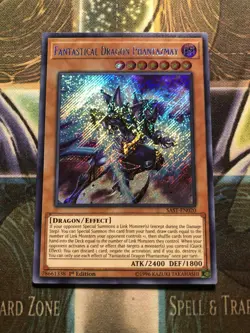 *** PHANTASTICAL DRAGON PHANTAZMAY *** 1ST EDITION SECRET RARE SAST-EN020 YUGIOH - Image 1