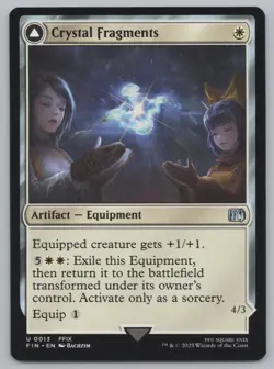 MTG Playset (4) - Final Fantasy - Crystal Fragments #13 -j476 - Image 2