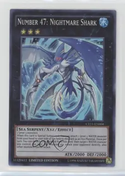 Number 47: Nightmare Shark YuGiOh Mega-Tins Limited Edition #CT11-EN004 - Image 1