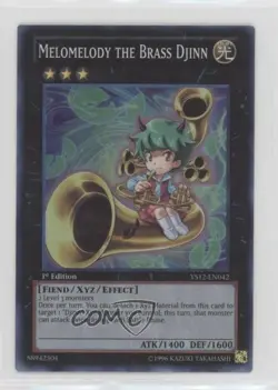 Melomelody the Brass Djinn 1st Ed. YuGiOh Starter Deck 12: XYZ Symphony - Image 1