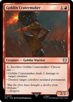 Goblin Cratermaker - Light Play MTG - Image 1
