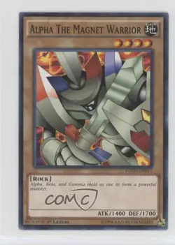 Alpha The Magnet Warrior 1st Ed. YuGiOh Yugi's Legendary Decks - Collector's Set - Image 1