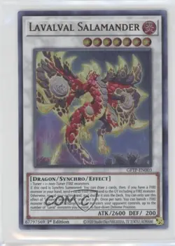 UR - Lavalval Salamander 1st Ed. YuGiOh Ghosts From The Past #GFTP-EN003 - Image 1