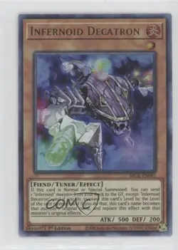 Infernoid Decatron 1st Ed. YuGiOh Brothers of Legend #BROL-EN081 - Image 1