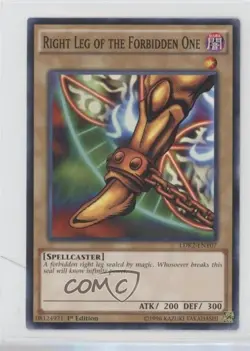 Right Leg of the Forbidden One 1st Ed. YuGiOh endary Decks II - Collector's Set - Image 1