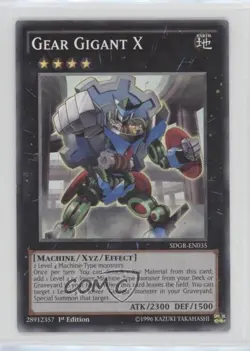 Gear Gigant X 1st Ed. YuGiOh gia Rampage Structure Deck #SDGR-EN035 - Image 1