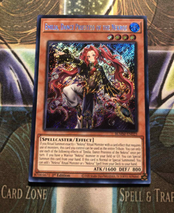 *** EMILIA, DANCE PRIESTESS OF THE NEKROZ *** SECRET RARE BLMM-EN025 YUGIOH! - Image 1