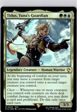 MTG - Tidus, Yuna's Guardian #5 - Commander: FINAL FANTASY - NM FOIL - Image 1