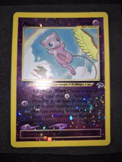 POKEMON Card Mew 1/18 Southern Islands English Reverse Holo Very Good - Image 1