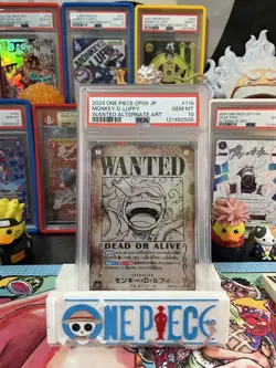 PSA 10 Luffy Wanted Emperors in the New World ONE PIECE Card OP09 JP USA Seller - Image 1