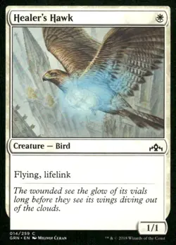 Healer's Hawk 014/259 Guilds of Ravnica MTG Magic the Gathering card - Image 1