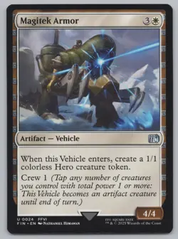 MTG Playset (4) - Final Fantasy - Magitek Armor #24 -j475 - Image 2