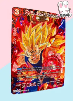 Dragon Ball Trading Card - Vegeta, Agent Of Destruction BT6-120 DR Foil Karte - Image 2