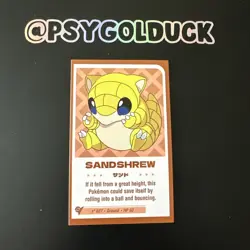Peru Baby Set Pokemon Card Sandshrew - Image 1