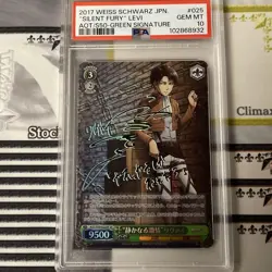 Weiss Schwarz Levi SP PSA10 Signed Card Perfect Condition Limited - Image 1