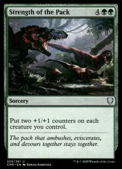 Strength of the Pack 259/361 Commander Legends MTG Magic the Gathering card - Image 1