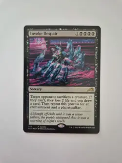 FOIL Invoke Despair ~ Bundle Kamigawa: Neon Dynasty [ NearMint ] [ Magic MTG ] - Image 1