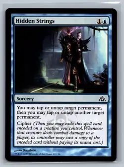 Magic The Gathering Dragon's Maze 4x Hidden Strings #12/156 MTG TCG CCG Playset - Image 1