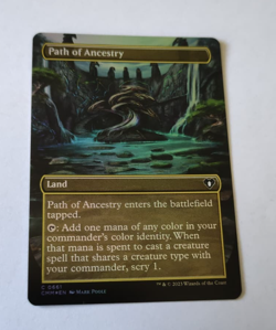 MtG Path of Ancestry (CMM-0661) Common Full Art Foil English MINT - Image 1