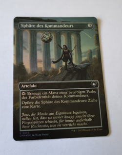 MtG Sphare des Kommandeurs (CMM-0655) Common Full Art Foil German MINT - Image 1