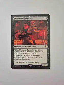 SLAUGHTER SPECIALIST - MtG Innistrad: Midnight Hunt - Rare - MINT - Image 1