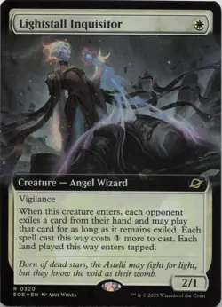 Lightstall Inquisitor (Extended Art) - FOIL - R Edge of Eternities 320 - MTG - Image 1