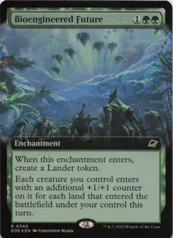 Bioengineered Future (Extended Art) - FOIL - R Edge of Eternities 340 - MTG - Image 1