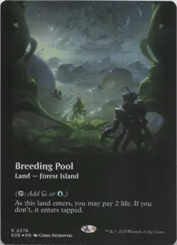 Breeding Pool (Borderless) - FOIL - R Edge of Eternities 278 - MTG - Image 1