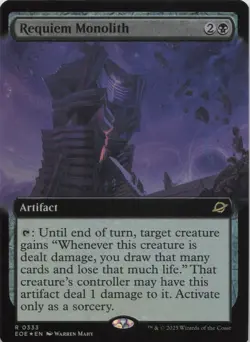 Requiem Monolith (Extended Art) - FOIL - R Edge of Eternities 333 - MTG - Image 1