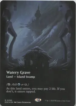 Watery Grave (Borderless) - FOIL - R Edge of Eternities 286 - MTG - Image 1