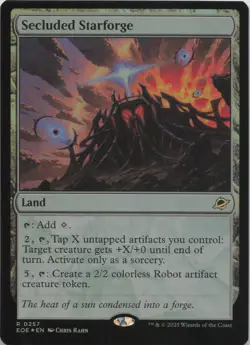 Secluded Starforge - FOIL - R Edge of Eternities 257 - MTG - Image 1